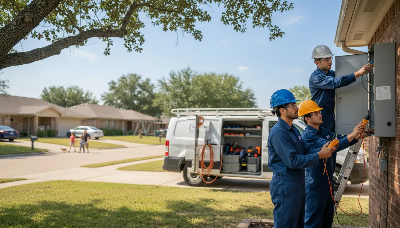 Certified electrician providing emergency electrical services in Greenwood, AR